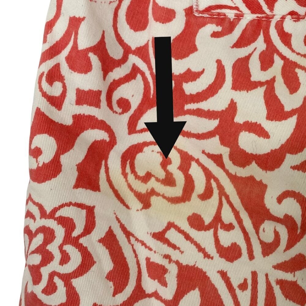 Tommy Hilfiger Women's Pink and White Floral Print Shorts, Size 6 - Picture 8 of 8